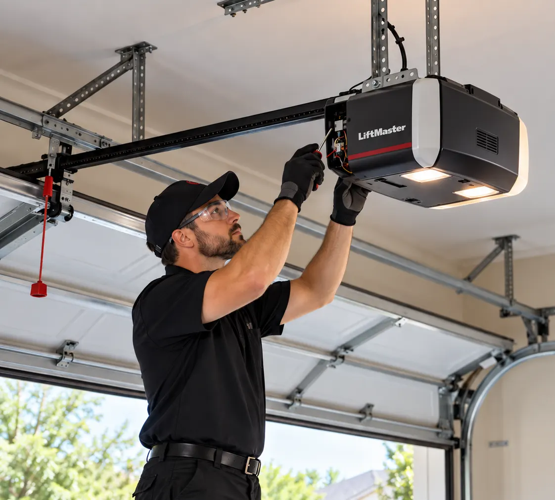 Garage door opener system inspection — Commercial