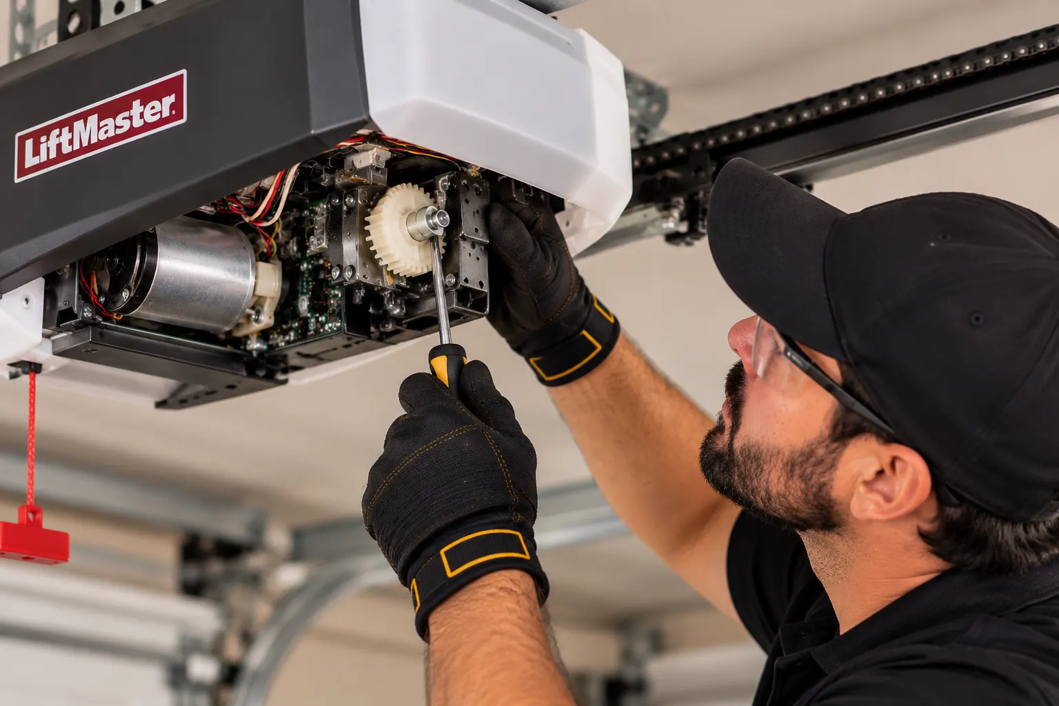 Routine garage door opener maintenance — Opener repair