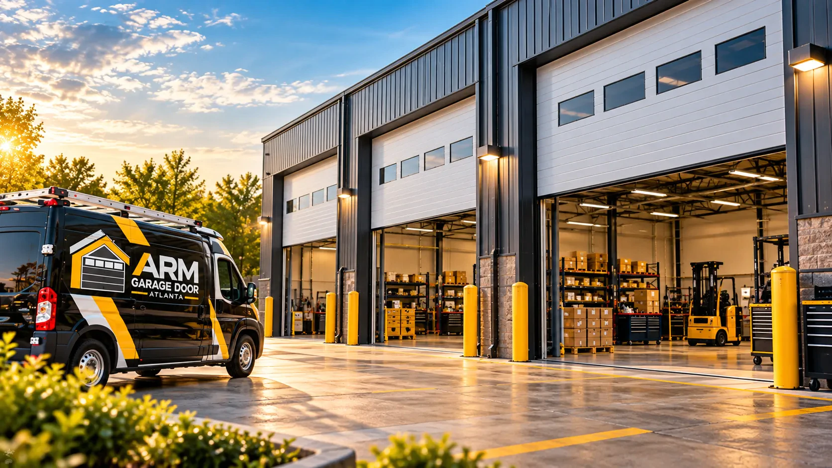 Commercial garage bays — Commercial
