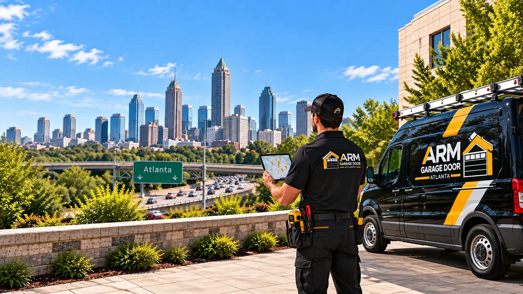 ARM van overlooking Atlanta — Locations