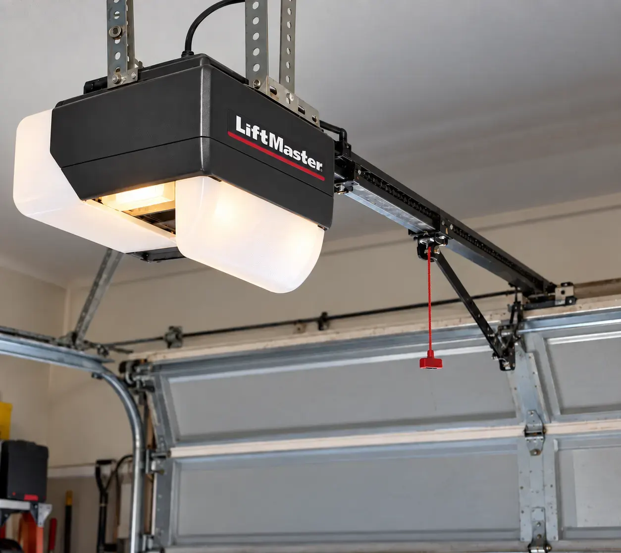 Garage door opener after repair — Opener repair