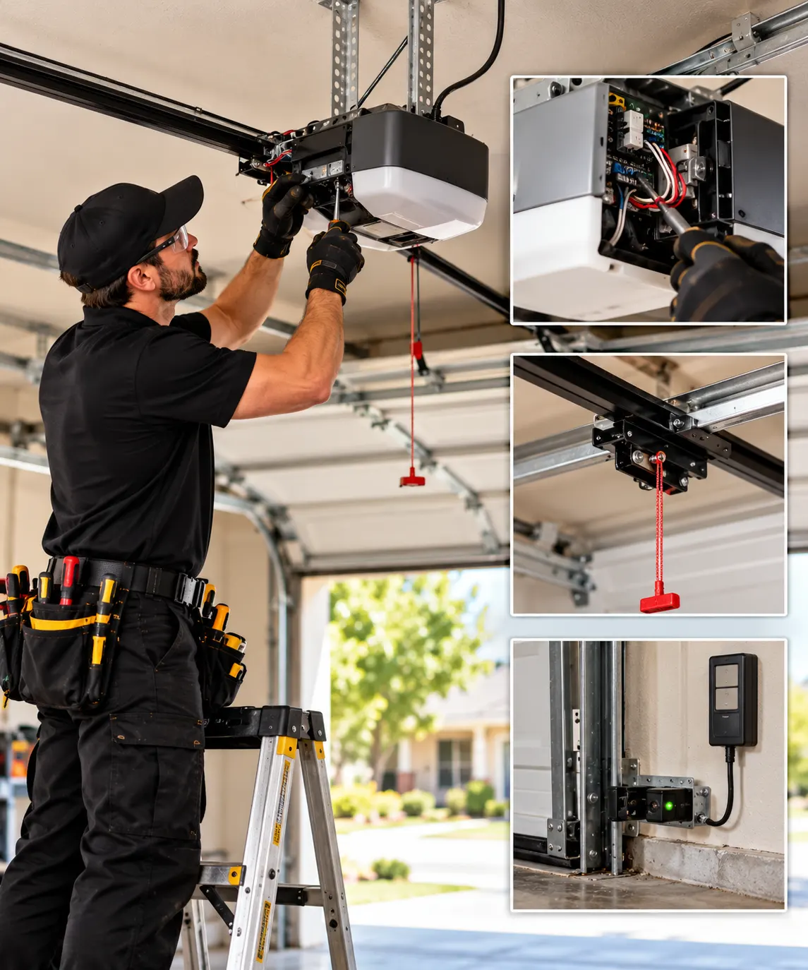 Professional garage door opener repair — Opener repair