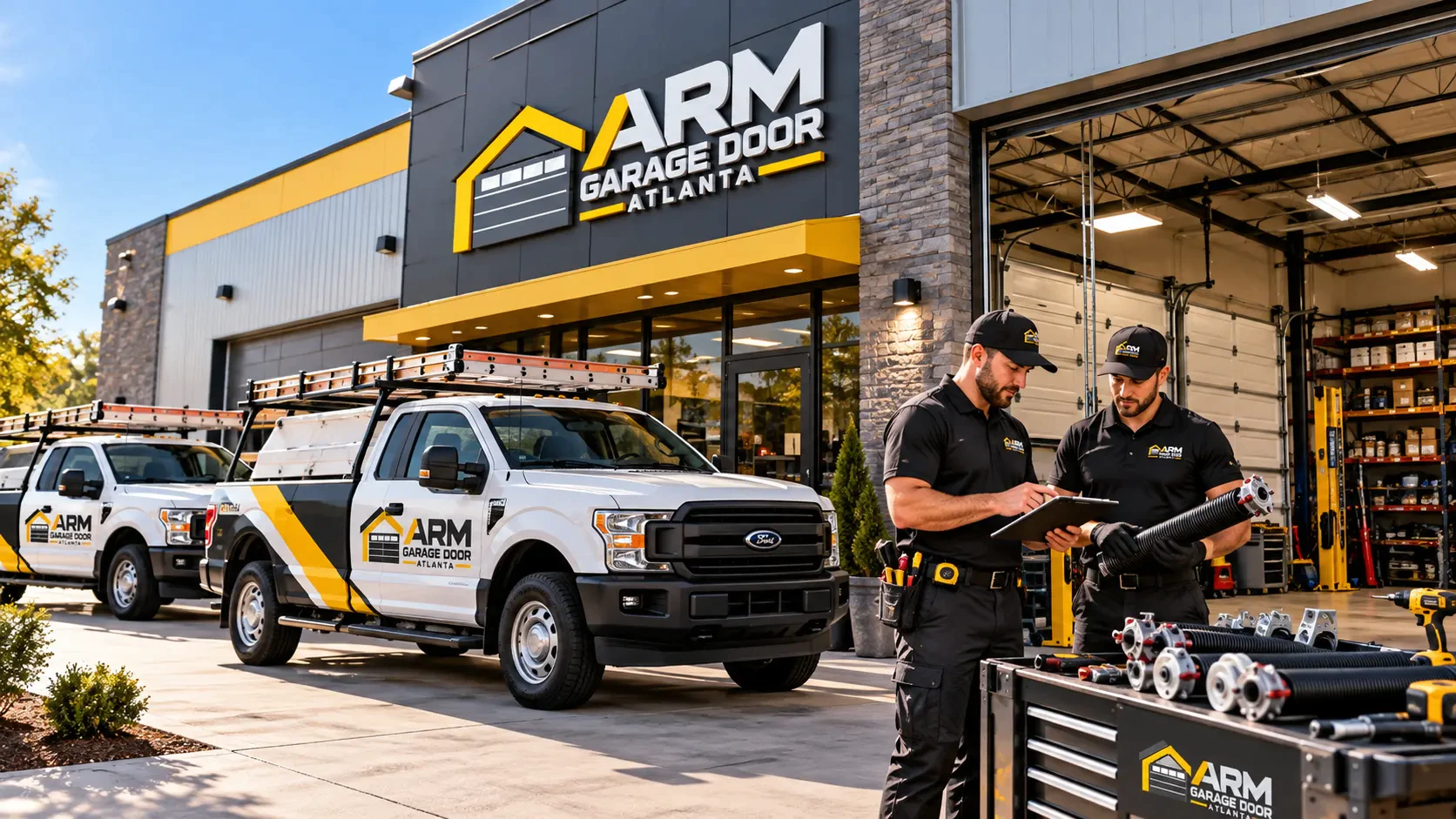 ARM storefront and vans — Home